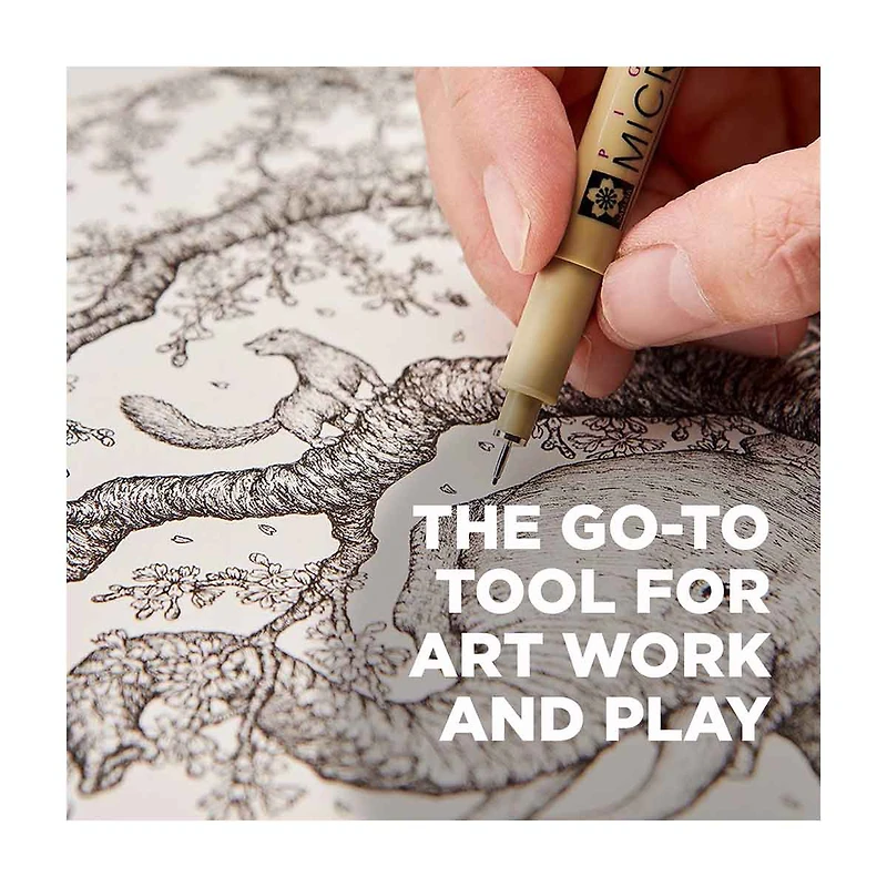 Pigma Micron 05 Fineliner Pen, 0.45mm, Black