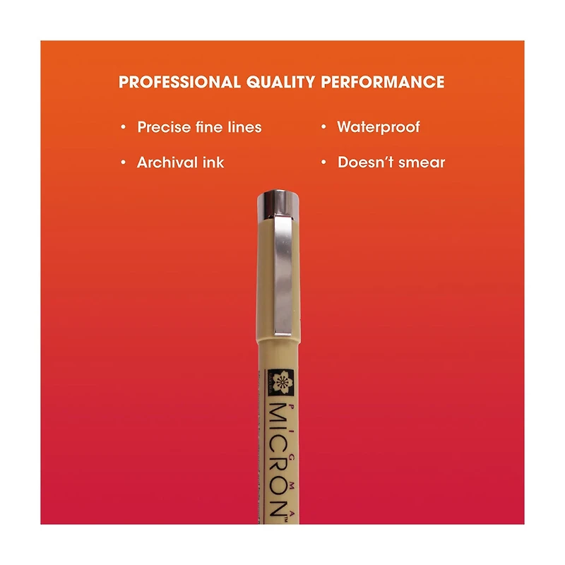 Pigma Micron 05 Fineliner Pen, 0.45 mm