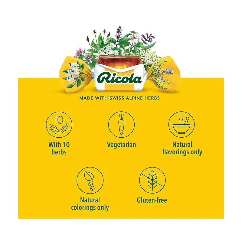 Ricola Original Herb Cough Drops, 9 ct