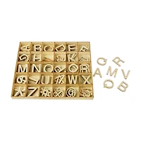 Make Shoppe Wooden Alphabet Set, 180 Count