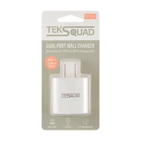 TekSquad Dual Port Wall Charger