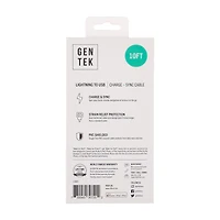 GENTEK Charging Cable, Lightning to USB, Assorted