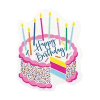 Pink Sprinkles Birthday Luncheon Napkins, 16 Count