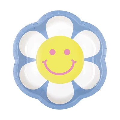 Groovy Birthday Party Plates, 8 ct, 8.25 in