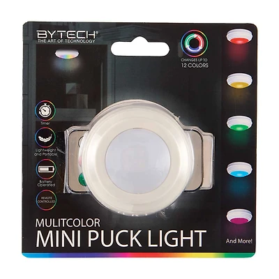 LED Puck Light with Remote Control