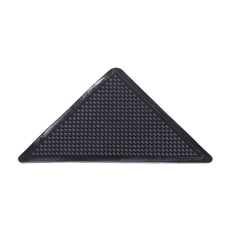Ideas in Motion Triangular Rug Grippers, Black, 8 ct