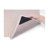 Ideas in Motion Triangular Rug Grippers, Black, 8 ct