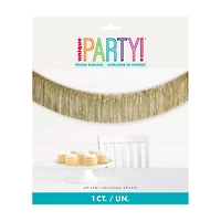 Foil Gold Fringe Garland, 6 ft