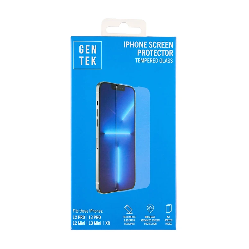 GENTEK iPhone Screen Protection, Tempered Glass