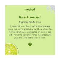 Method Lime + Sea Salt Dish Soap, 18 fl oz