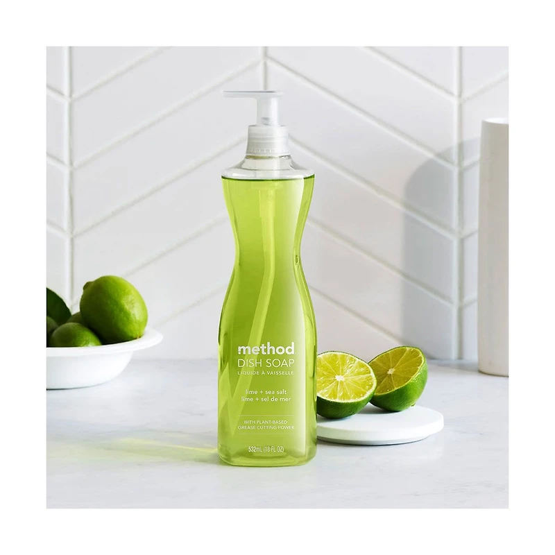 Method Lime + Sea Salt Dish Soap, 18 fl oz
