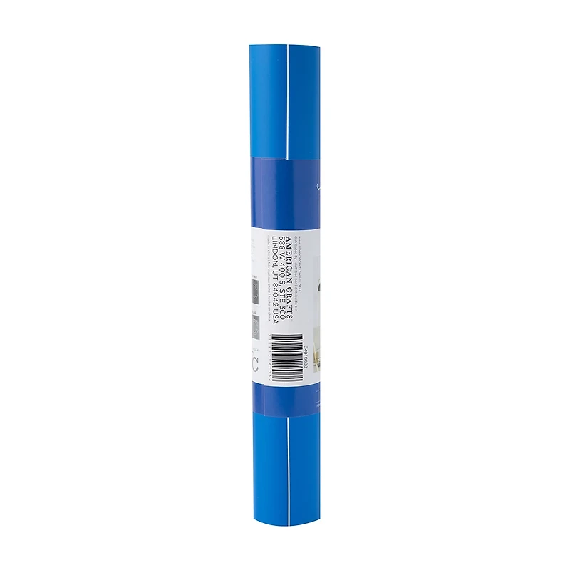 American Crafts Vinyl Roll, Blue, 12 x 48 in