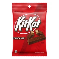KIT KAT® Milk Chocolate Wafer Snack Size, Candy Bag, 4.41 oz
