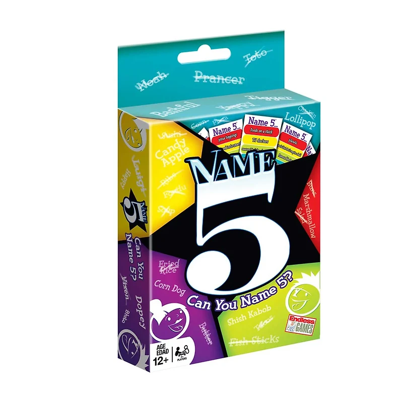 Endless Games Name 5 Card Game