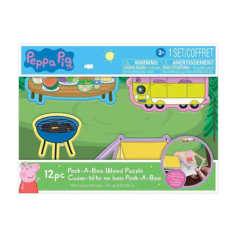 Peek-A-Boo Wood Puzzles, Assortment