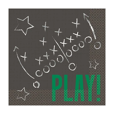 'Play' Kickoff Football Luncheon Napkins, 16 Count