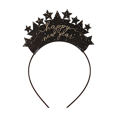 Disco New Year Party Headbands, 4ct