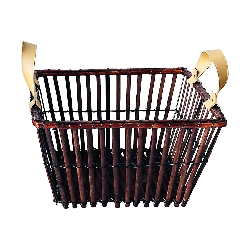 Natural Willow Woven Basket, Square