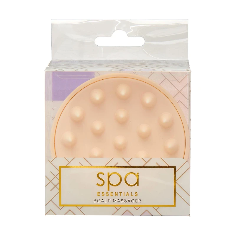 Spa Essentials Scalp Massager, Tan