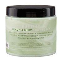 Belle Maison Body Scrub, Lemon and Mint