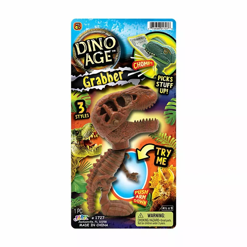 Ja-Ru Dino Age Grabber Toy, Assorted