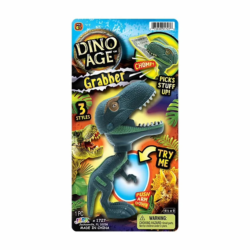 Ja-Ru Dino Age Grabber Toy, Assorted