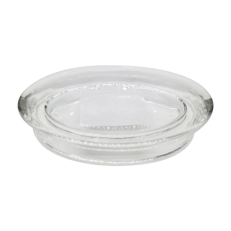 Solid Glass Soap Dish, Clear