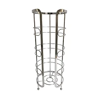 Free Standing Toilet Paper Holder, Silver