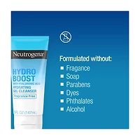 Neutrogena Hydro Boost Fragrance Free Foaming Cleanser, 5 fl oz