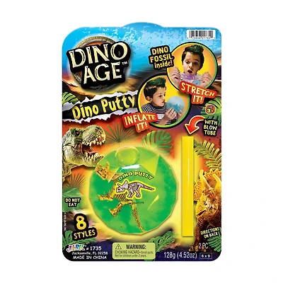 Ja-Ru Dino Age Dino Putty, 4.52 oz, Assorted