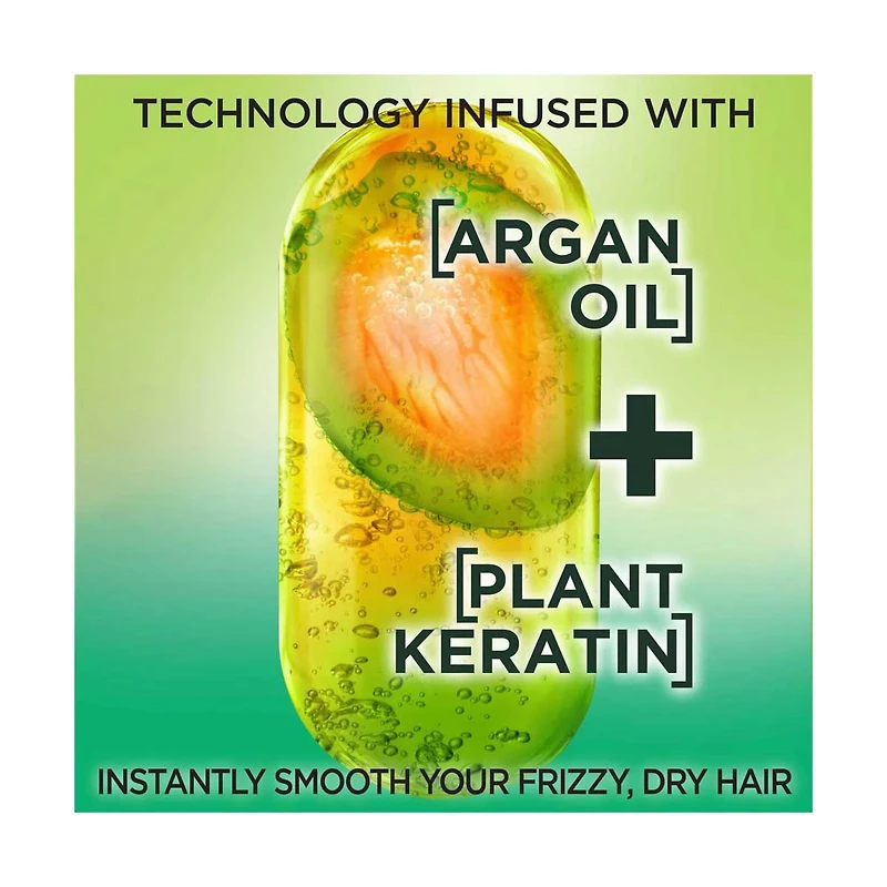 Garnier Fructis Sleek & Shine Smoothing Conditioner for Frizzy Dry Hair, 33.8 fl oz