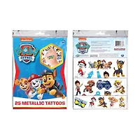 Kids Removable Metallic Tattoos, 25 pc