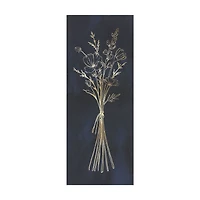 Canvas Wall Art with Gold Foil, 8 in x 20 in