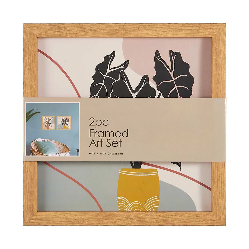 Assorted Flower Wall Art, 2 ct