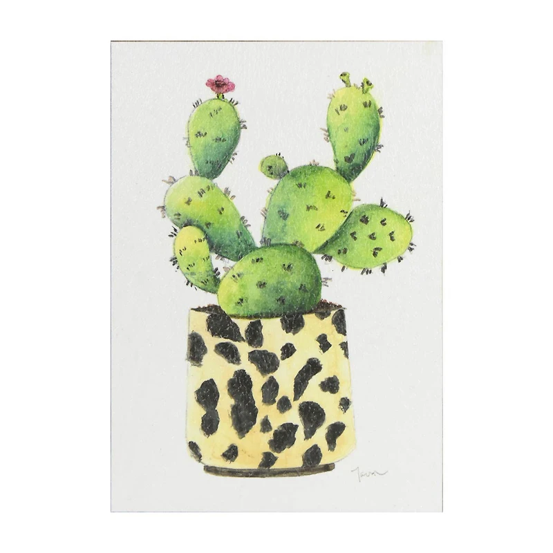Succulent Art, 5 in x 7 in
