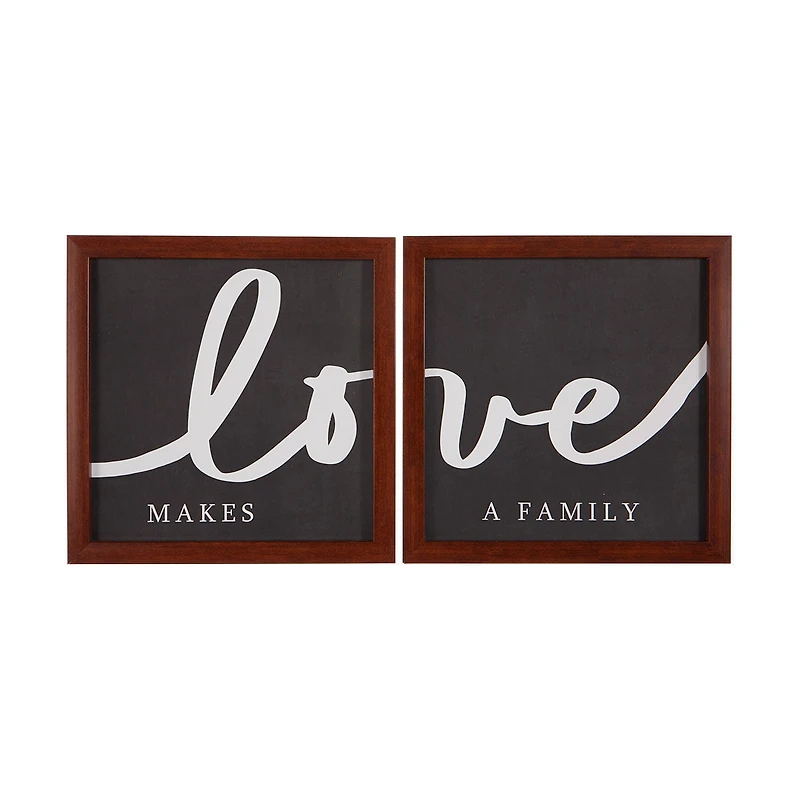 Assorted Sentiment Wall Art, 2 ct