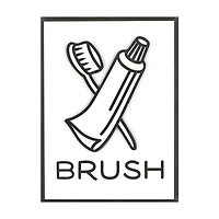 Bath Theme Art, 6 in x 8 in