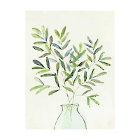 Potted Leaf Art, 6 in x 8 in