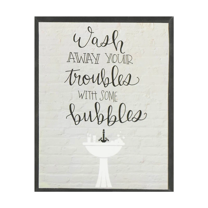 Bath Art, 6 in x 8 in