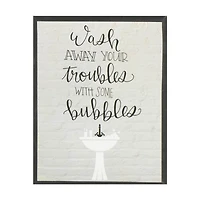 Bath Art, 6 in x 8 in