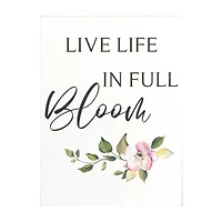 Floral Bloom Art, 6 in x 8 in