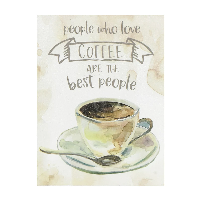 Coffee Art, 6 in x 8 in