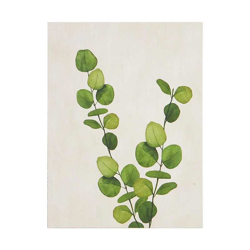 Greenery Leaf Art, 6 in x 8 in