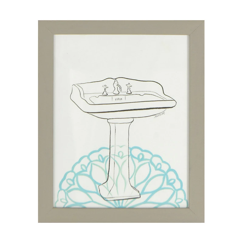 Bath Theme Art, 8 in x 10 in