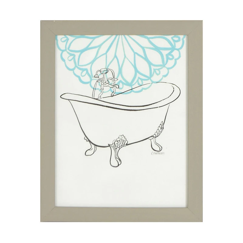 Bath Theme Art, 8 in x 10 in