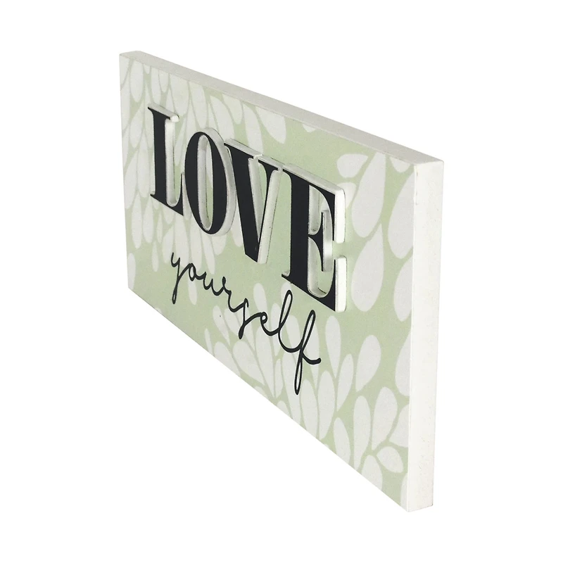Affirmations Wall Art, 10 in x 4.5 in