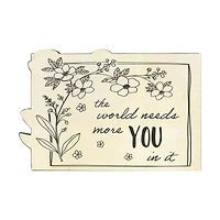 Floral Blessings Art, 6.5 in x 4.5 in