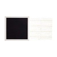 Letter Board, White, 10 in x 10 in