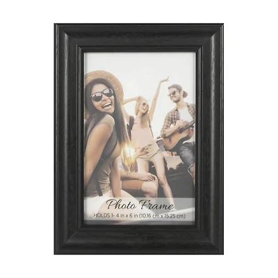 Picture Frame, Black, 4 in x 6 in