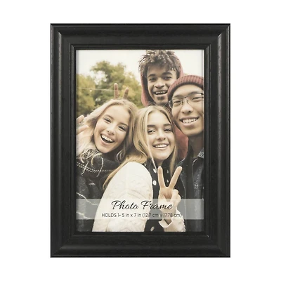 Picture Frame, Black, 5 in x 7 in